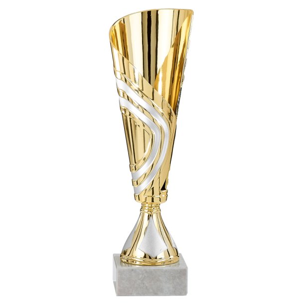 Plastpokal Guld/slv/bronze 30 cm - Milano