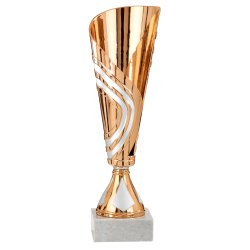 Plastpokal Guld/slv/bronze 30 cm - Milano