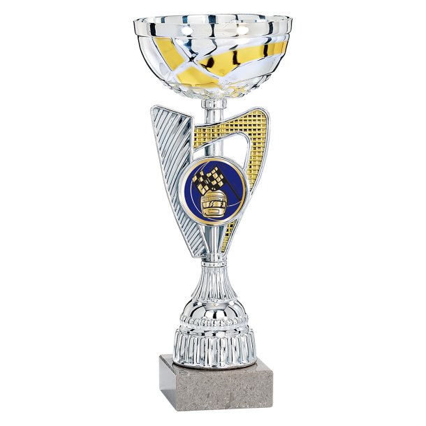 Slvpokal med plads til emblem - Herlev