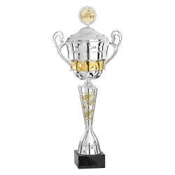 Guld/slv pokal med re - Ballerup