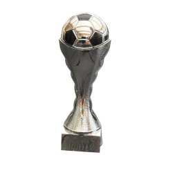 Stort Fodboldtrof i slv - 25 cm hj
