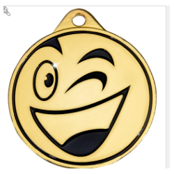 Den sjove Smily medalje til alle forml.