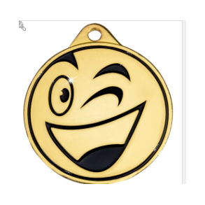 Den sjove Smily medalje til alle forml.
