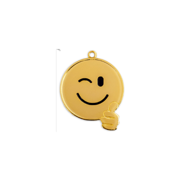 Den sjove Smily medalje til alle forml. - Tums Up