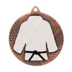 Kampsports medalje med flot dragt.