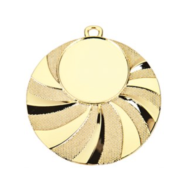 Medalje med plads til emblem eller eget logo.