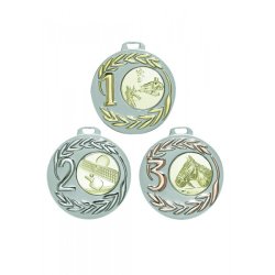 Plads medalje med plads til emblem eller eget logo.