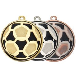 Unik fodboldmedalje som bolden