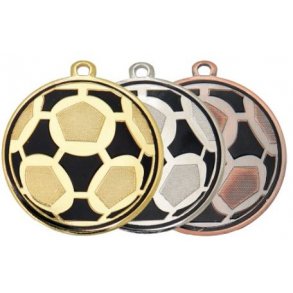Unik fodboldmedalje som bolden