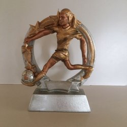 Flot fodboldstatuette PIGE - Rosenhj