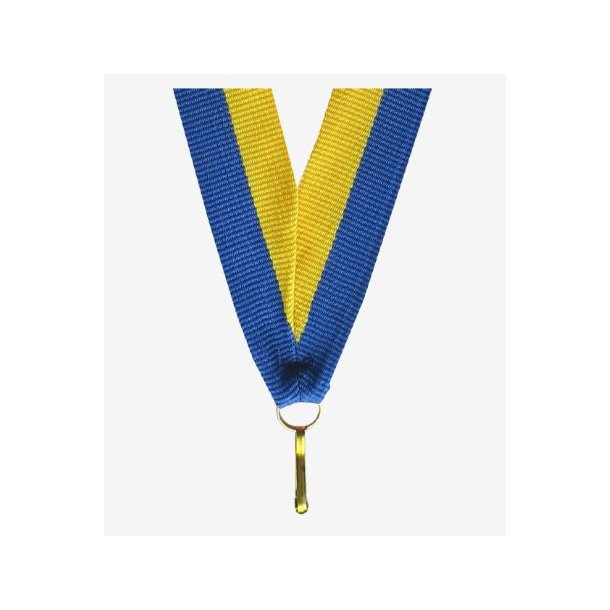 Medaljebnd - Bl / Gul