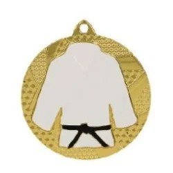 Kampsports medalje med flot dragt.