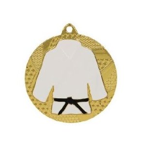 Kampsports medalje med flot dragt.