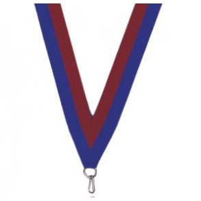 Medaljebnd - Rd / Bl