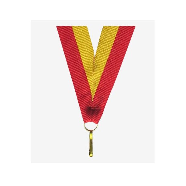 Medaljebnd - Rd / Gul